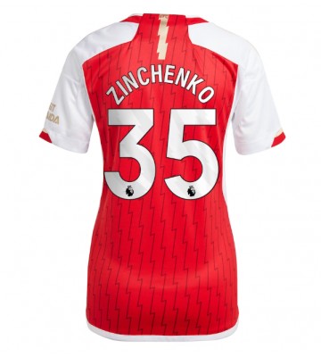 Arsenal Oleksandr Zinchenko #35 Primera Equipación Mujer 2023-24 Manga Corta